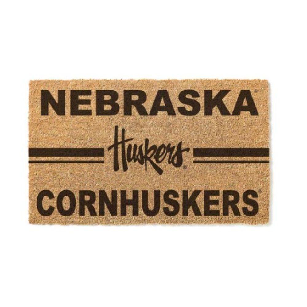 Huskers, Nebraska 18 X 30 Coir Doormat