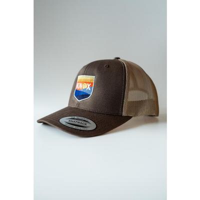 One Knox Crest Tracker Adjustable Hat BROWN