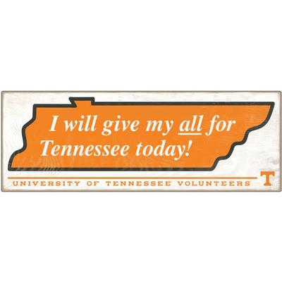 Tennessee 25 x 9 Tradition Wood Sign