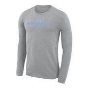  Unc Nike Legend Baseball Dri- Fit Long Sleeve Tee