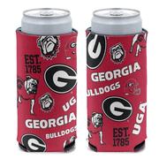  Georgia Wincraft 12 Oz Scatter Slim Can Cooler