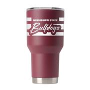  Mississippi State Gametime Sidekicks 30 Oz Script Stripe Tumbler