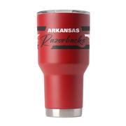  Arkansas Gametime Sidekicks 30 Oz Script Stripe Tumbler