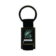  Michigan State Carbon Fiber Keychain