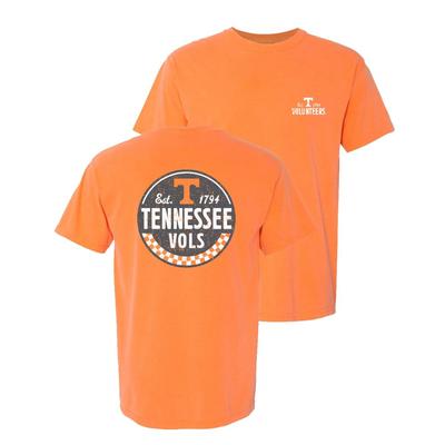 Tennessee Summit Circle Checkerboard Comfort Colors Tee