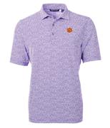  Clemson Cutter & Buck Eco Botanical Print Polo