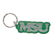  Michigan State Glitter Keychain