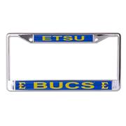  Etsu Bucs License Plate Frame