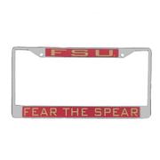  Fsu Fear The Spear License Plate Frame