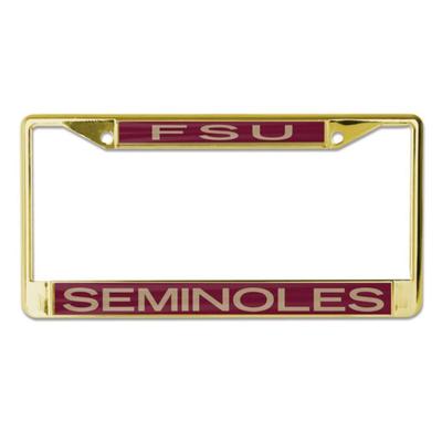 FSU Seminoles Gold License Plate Frame