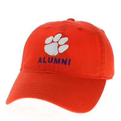 Clemson Legacy Logo Over Alumni Adjustable Hat