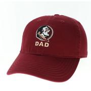  Florida State Legacy Logo Over Dad Adjustable Hat