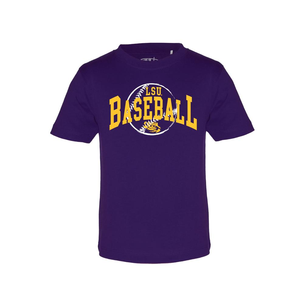 LSU, LSU Tigers Arch Baseball Tee