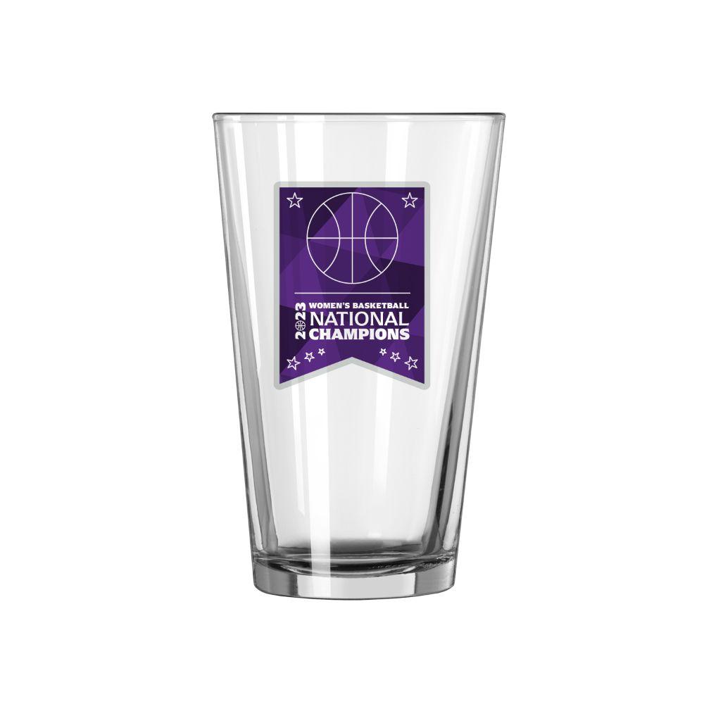 LSU 2023 Women's National Champs 16oz Pint Glass