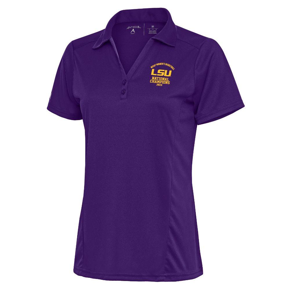 LSU Antigua 2023 Women's National Champs Tribute Polo