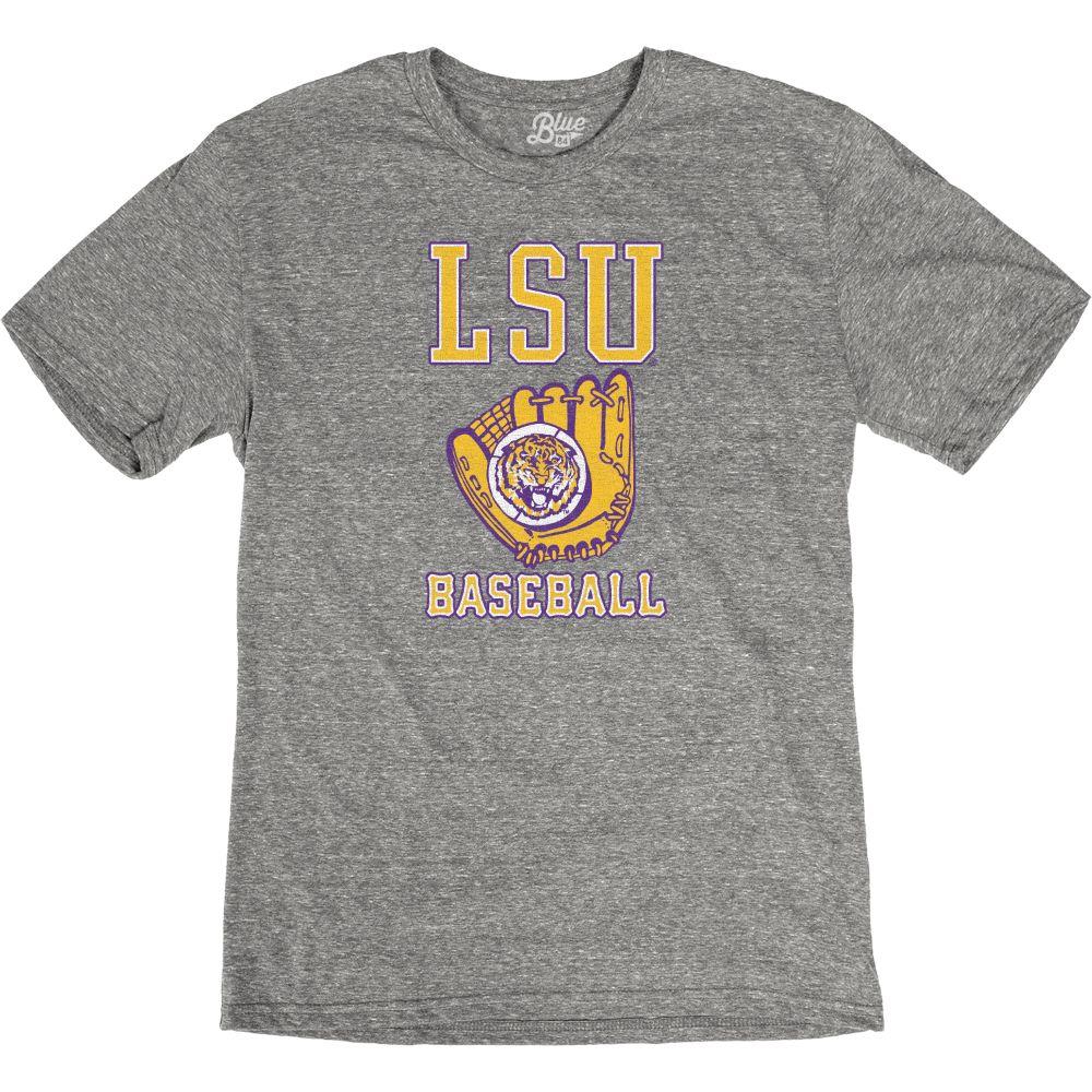 LSU Baseball Glove Triblend Tee