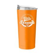  Tennessee Powdercoat 20 Oz Baseball Tumbler