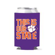  Clemson 12 Oz Slogan Can Cooler