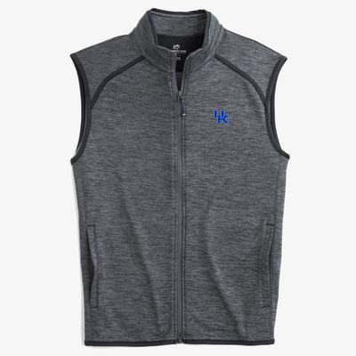 Kentucky Louisville Soft Shell Vest Black with Red Trim – State