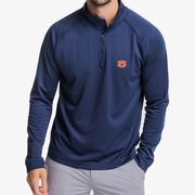  Auburn Southern Tide Scuttle 1/4 Zip Pullover