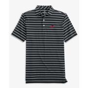  Arkansas Southern Tide Desmond Stripe Performance Polo