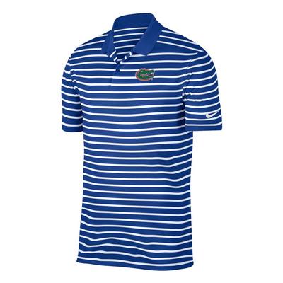 Florida Nike Golf Victory Stripe Polo ROYAL