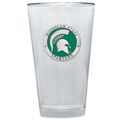 Michigan State 16 Oz Pint Glass