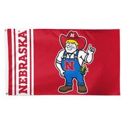  Nebraska New Herbie Logo 3 X 5 ' Flag