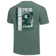  Michigan State Football Retro Poster Comfort Colors Tee