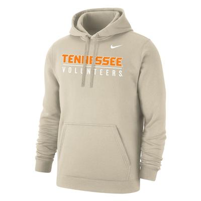 Men's Nike Cream Tennessee Volunteers Raglan Quarter-Zip Jacket