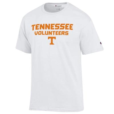 Men's Champion Charcoal Tennessee Volunteers Baseball Stack T-Shirt