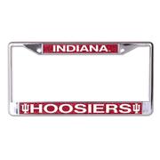  Indiana Glitter Red License Plate Frame