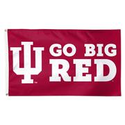  Indiana 3 X 5 Go Big Red Flag