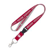  Indiana 1 ' Heathered Detach Lanyard