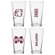  Mississippi State 16 Oz Core Pint Glass