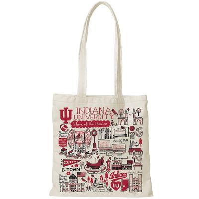 Indiana Julia Gash Slim Canvas Tote