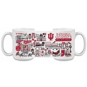  Indiana Hoosiers Julia Gash 15oz Grande Mug