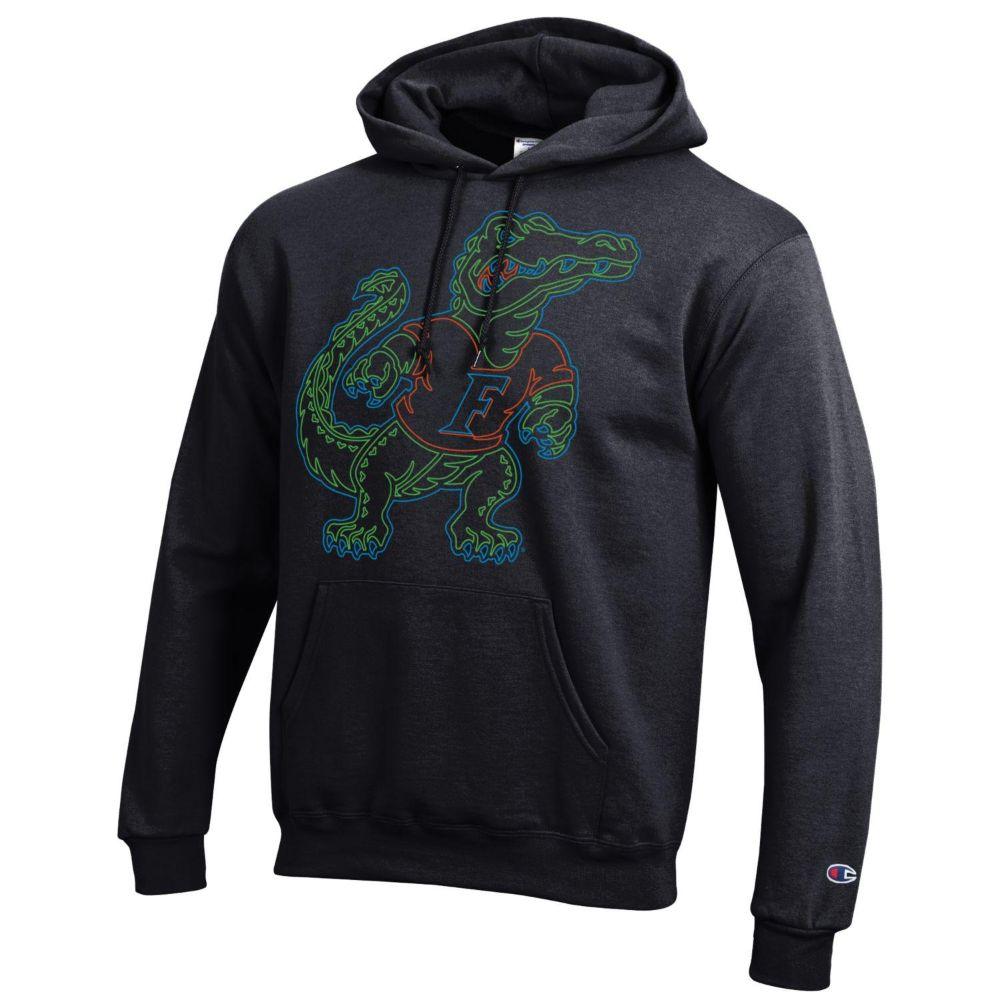 Neon champion hoodie hotsell