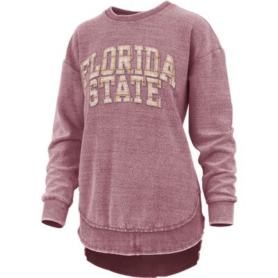 FSU, Florida State Pressbox Stone Gala Oversized Cozy Crew