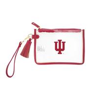  Indiana Licensed Clear Wristlet