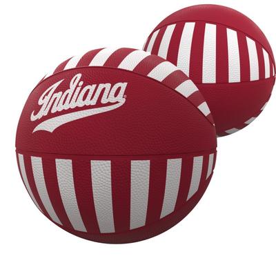 Indiana Mini Rubber Candy Stripe Basketball