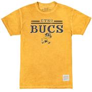  Etsu Vault Retro Brand Oil Wash Stripe Bucky Tee