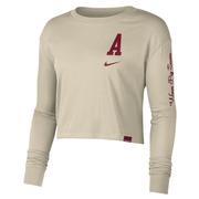  Arkansas Nike Women's Cotton Jr Varsity Crew Top