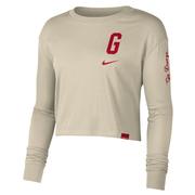  Georgia Nike Women's Cotton Jr Varsity Crew Top