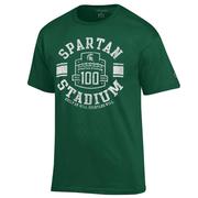  Michigan State Champion 100 Years Spartan Stadium Arch Tee