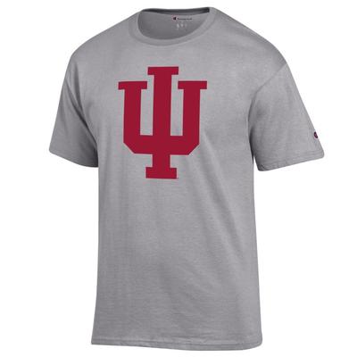 Indiana Champion Giant IU Logo Tee OXFORD