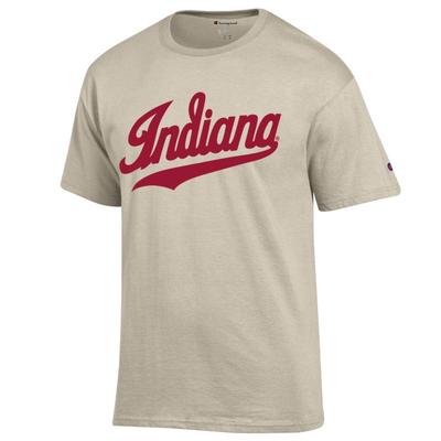 Indiana Champion Script Tee OATMEAL