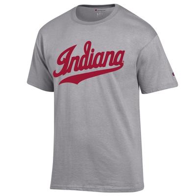 Indiana Champion Script Tee OXFORD