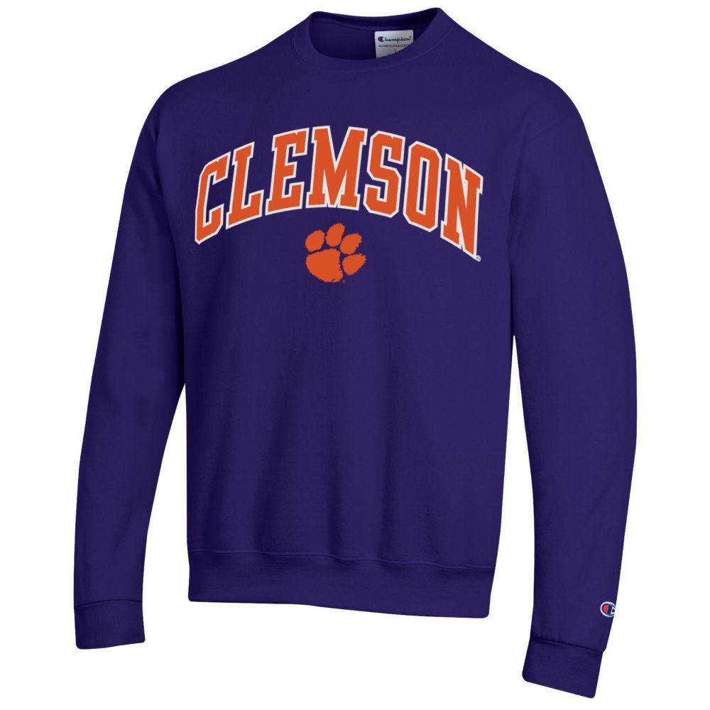 Clemson | Clemson Champion VersaTwill Arch Logo Crew | Alumni Hall