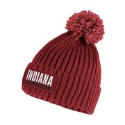  Indiana Adidas Pom Modern Rib Beanie